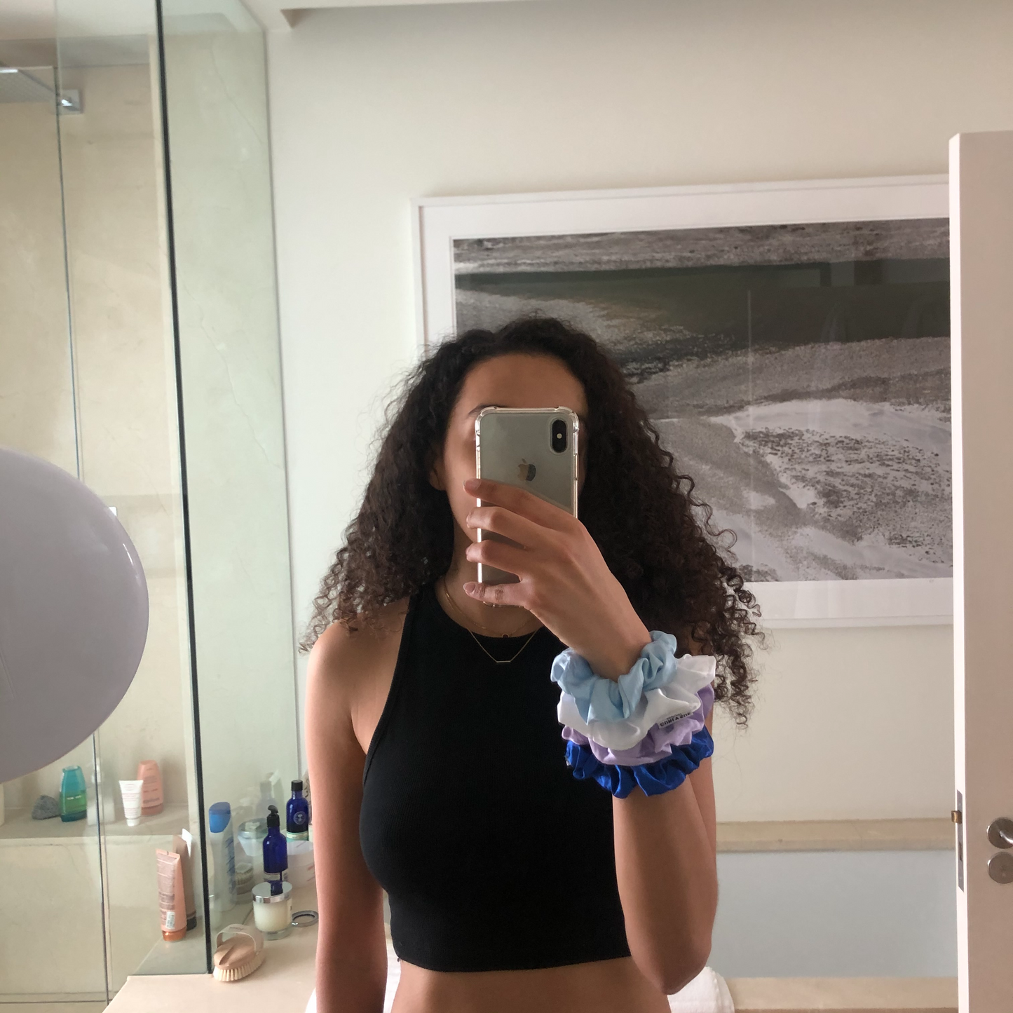 Curly Sue Haircare satin scrunchie