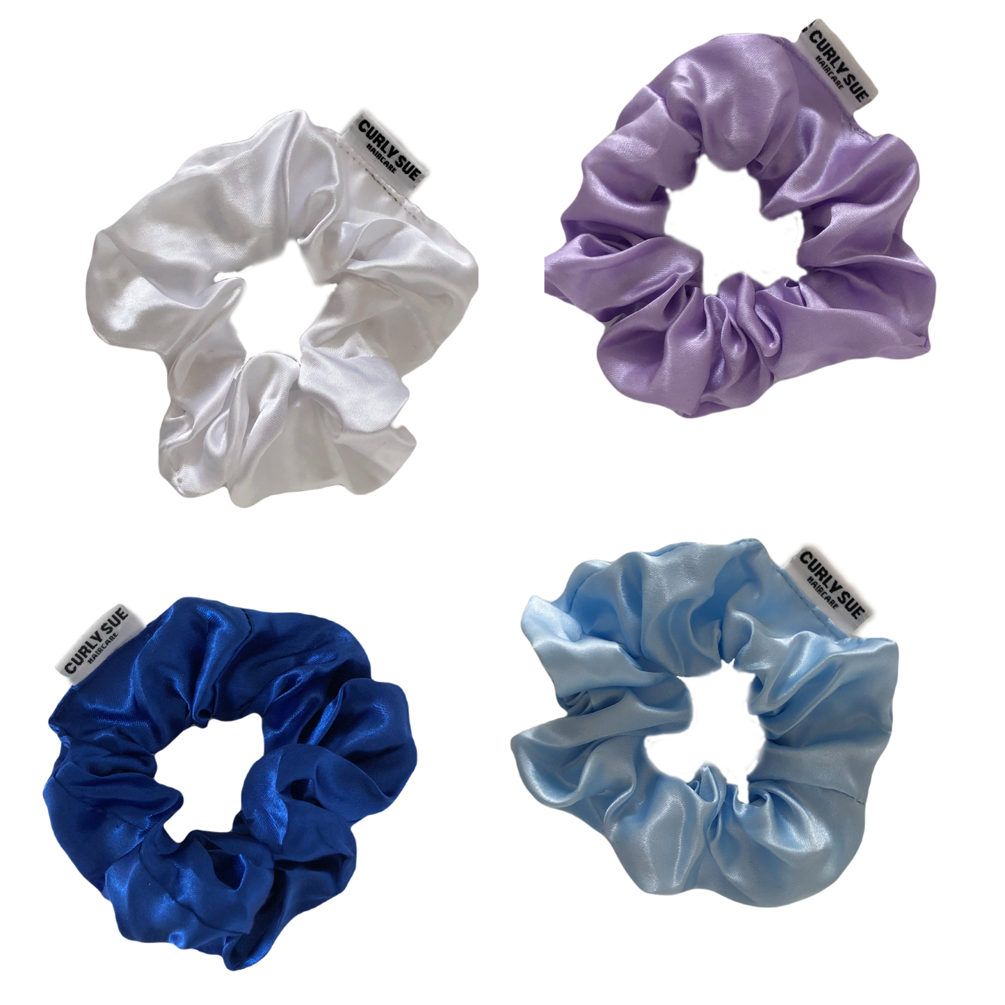 CURLY SUE'S Satin Scrunchie Set