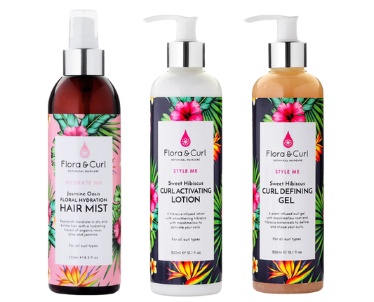 Flora & Curl Hydrate & Style Me Set